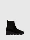 Fly London BAGU233FLY Womens Chelsea Boots Black Suede