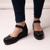 Fly London BISO305FLY Womens Wedge Sandals Black