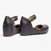 Fly London BISO305FLY Womens Wedge Sandals Black