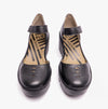 Fly London BISO305FLY Womens Wedge Sandals Black