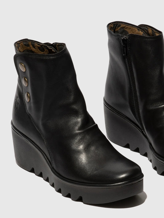 Fly London BROM344FLY Womens Ankle Boots Black