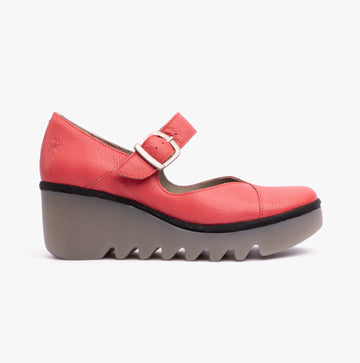 Fly London BAXE428FLY Womens Shoes Raspberry