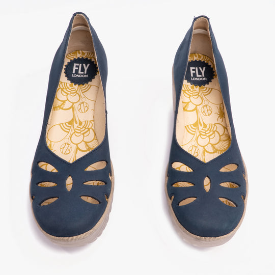Fly London YUBI480FLY Womens Shoes Blue