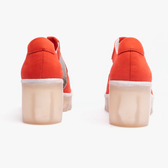 Fly London BURI481FLY Womens Shoes Scarlet