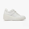 Fly London DELF580FLY Womens Wedge Trainers White