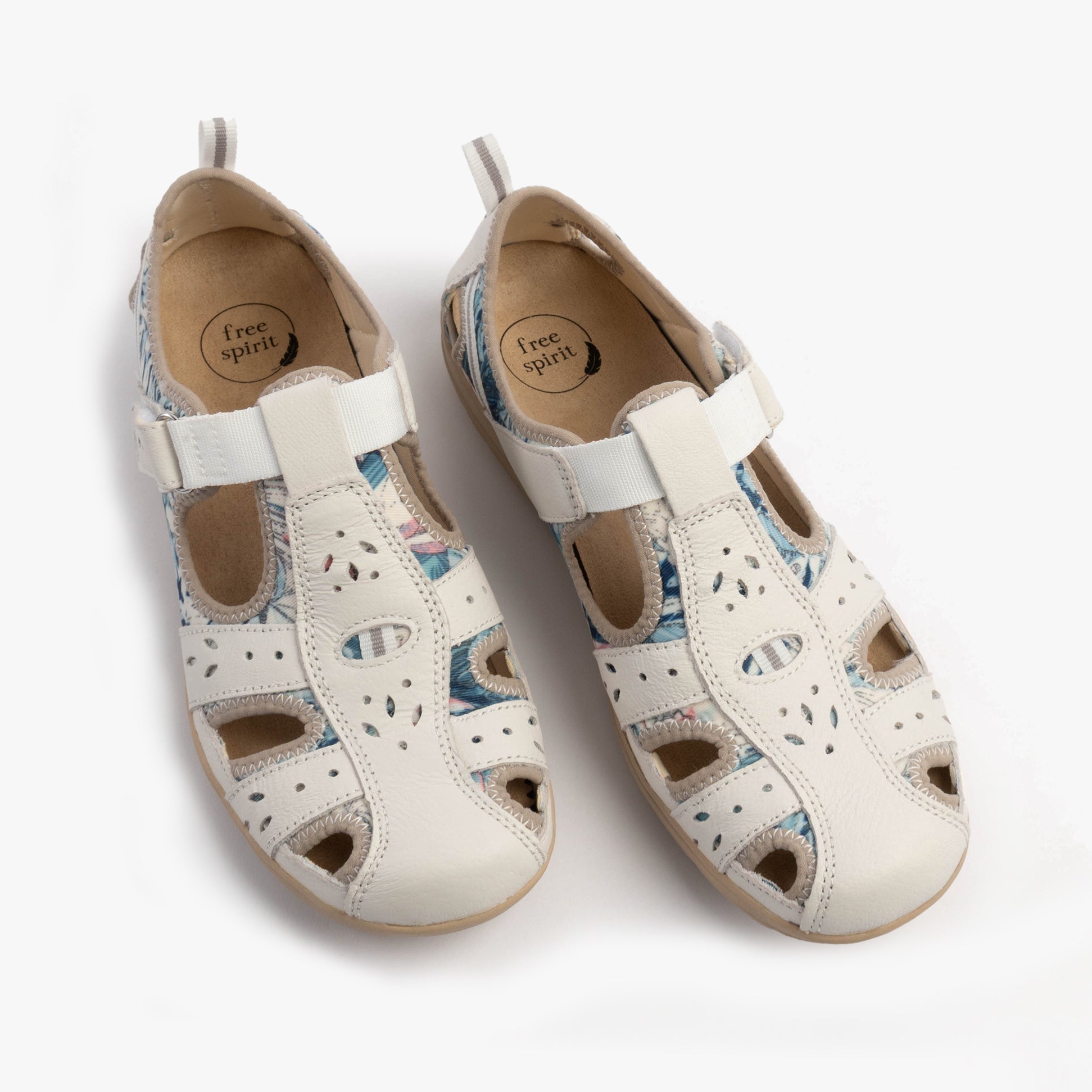 Free Spirit CLEVELAND Womens Sandals White/Multi