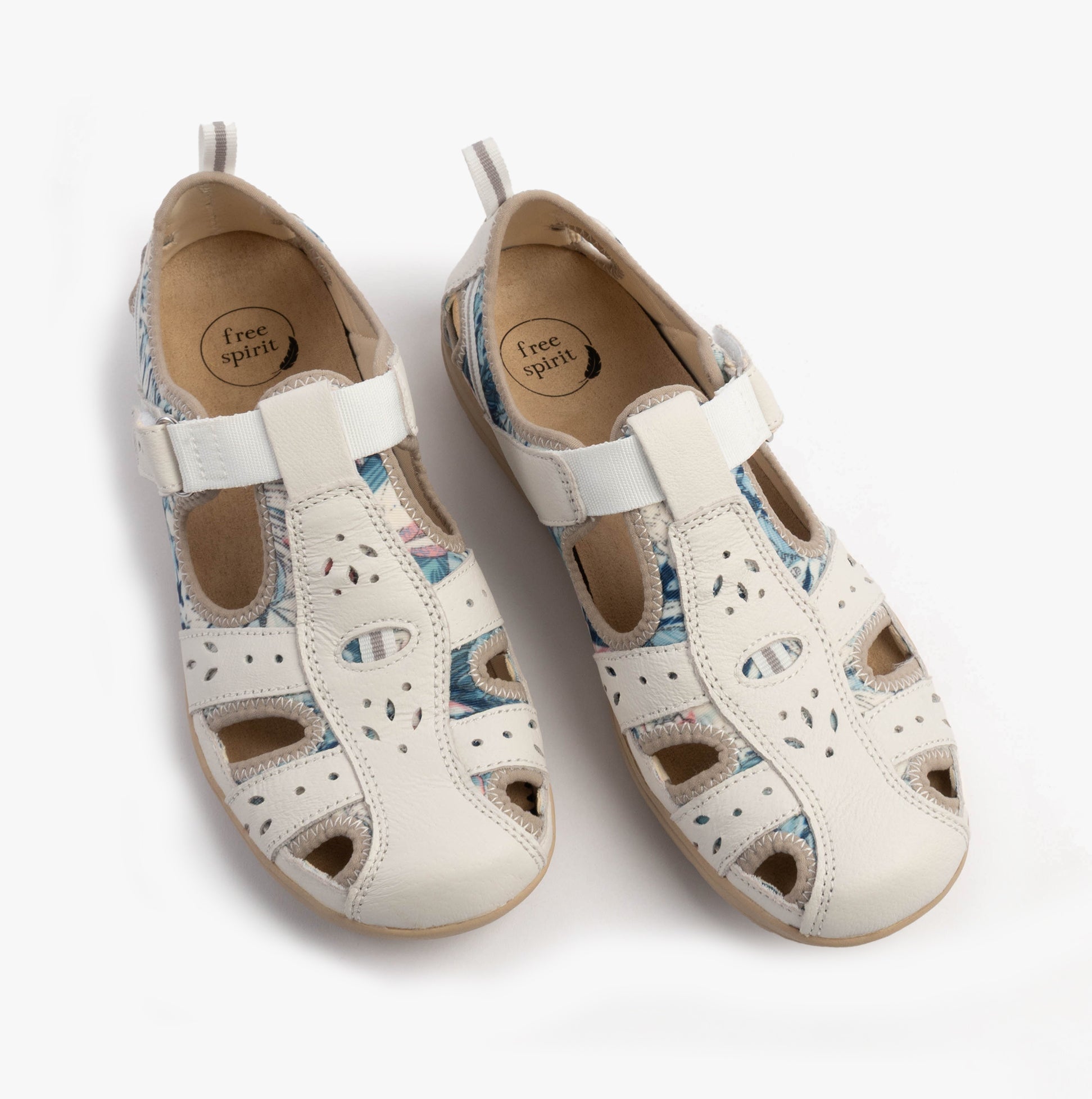 Free Spirit CLEVELAND Womens Sandals White/Multi