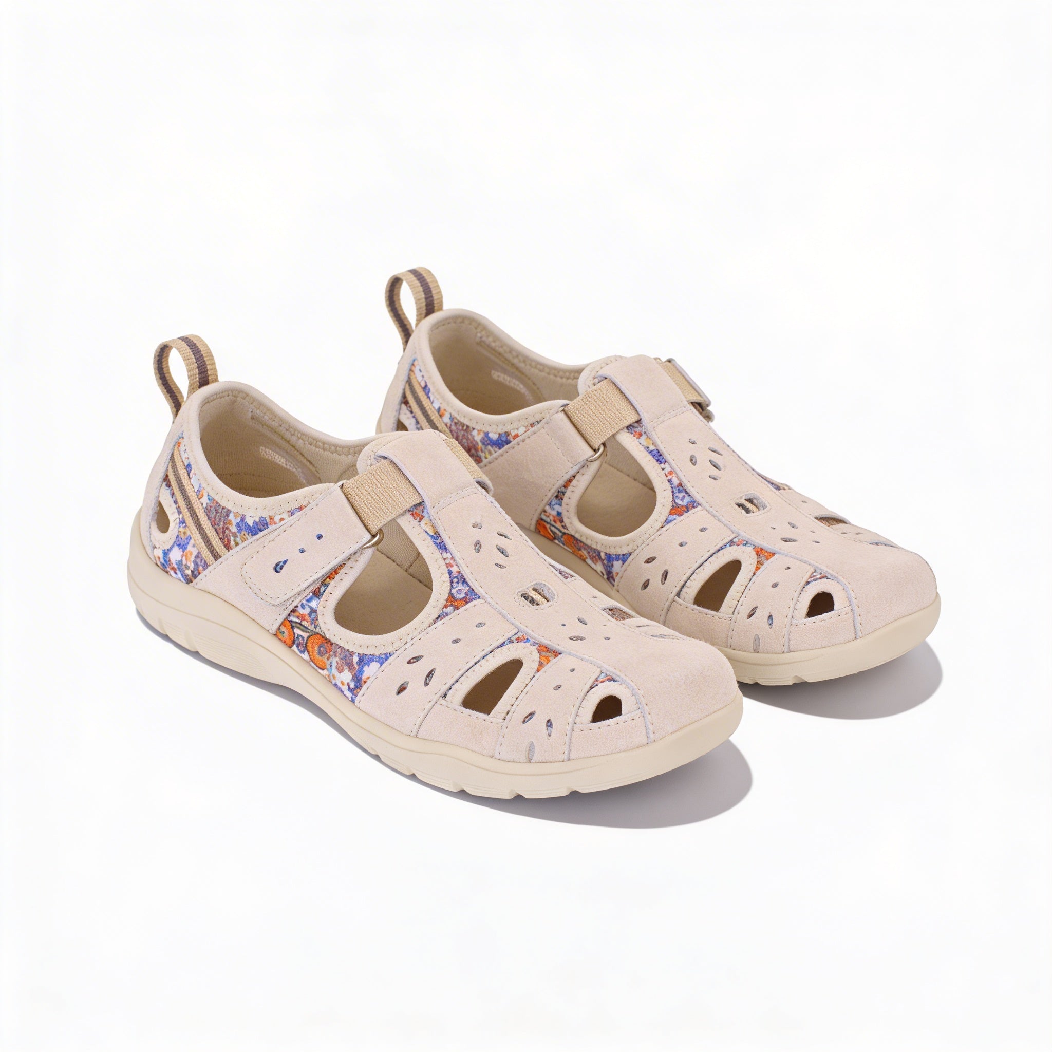 Free Spirit CLEVELAND Womens Casual Shoes Parchment Multi