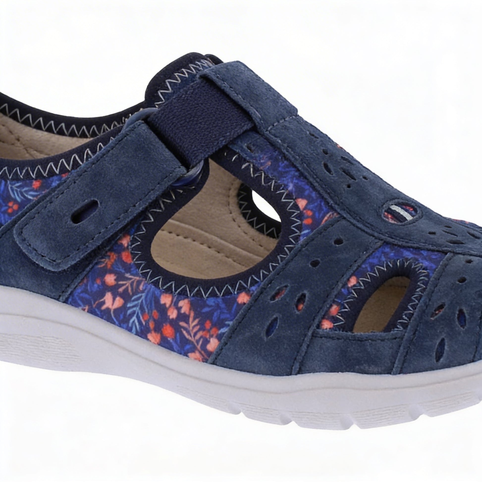Free Spirit CLEVELAND Womens Casual Shoes Navy Multi