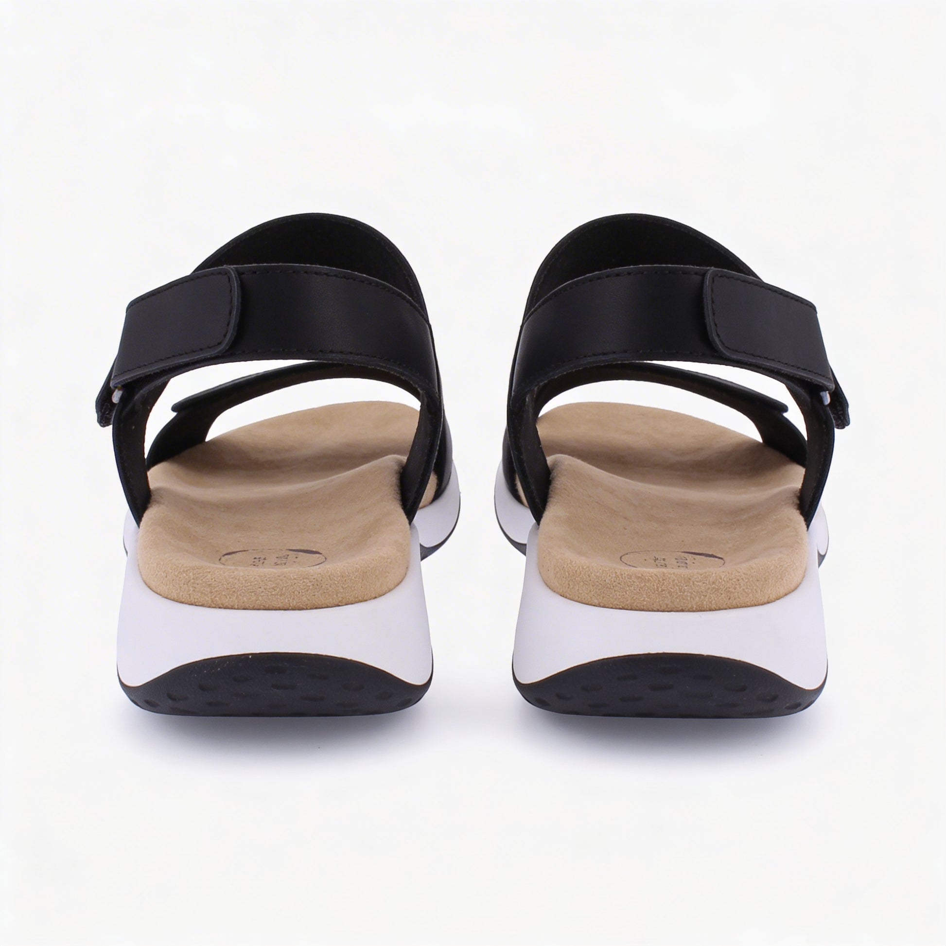 Free Spirit GRENADA Womens Cross Strap Sandals Black
