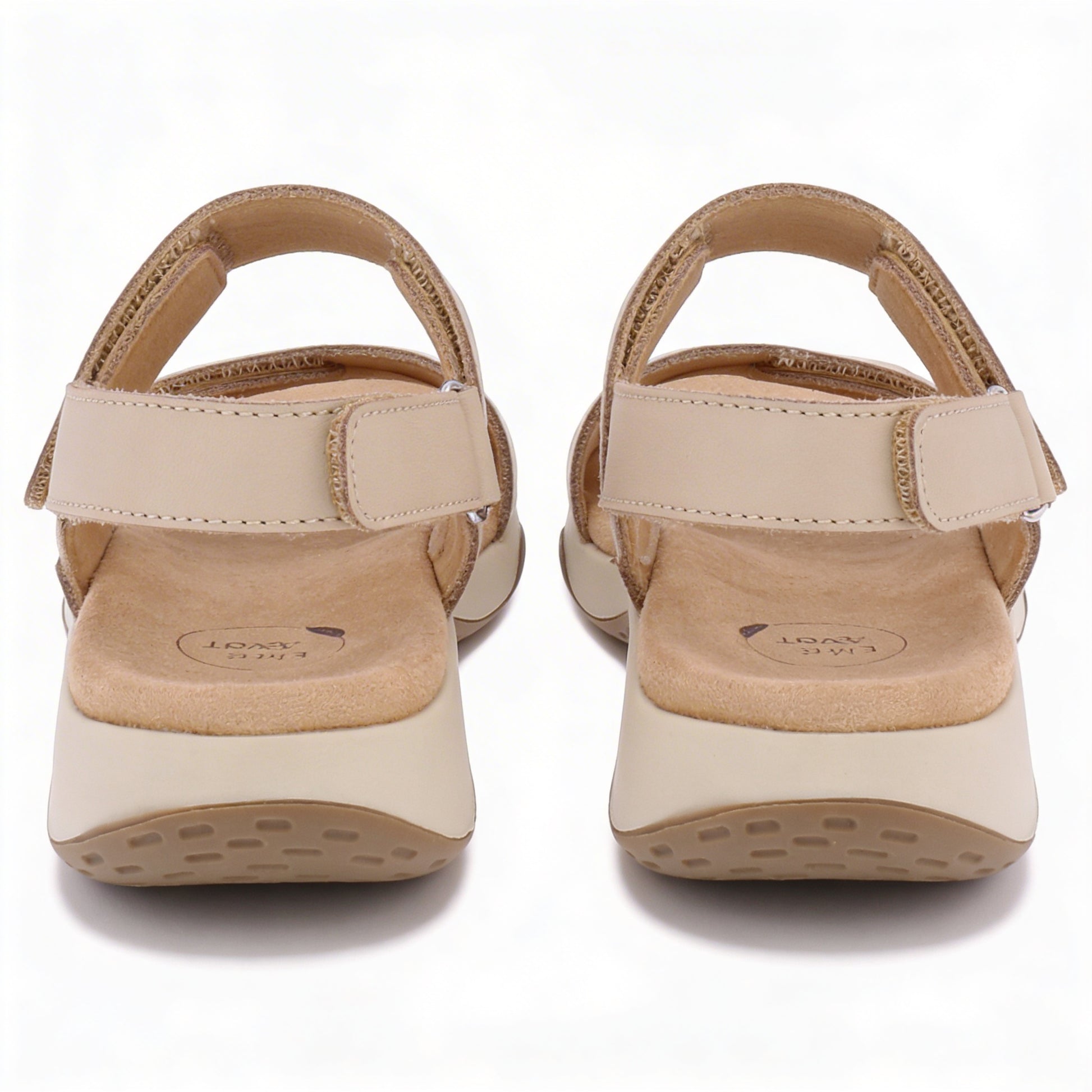 Free Spirit GRENADA Womens Cross Strap Sandals Parchment