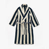 GANT STRIPE Unisex Bathrobe Evening Blue