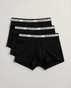 GANT CORE Mens 3 Pack Trunks Black