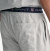 GANT SHIELD Mens Pajama Pants Light Grey Melange