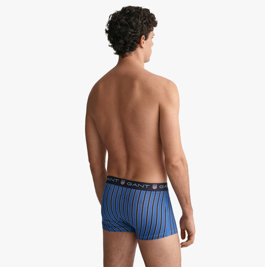 GANT SHIELD STRIPE Mens Trunks 3-Pack Evening Blue