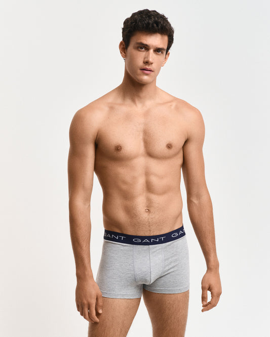 GANT TRUNK 3-Pack Mens Light Grey Melange