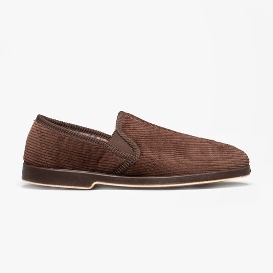 GBS EXETER Mens Slippers Brown