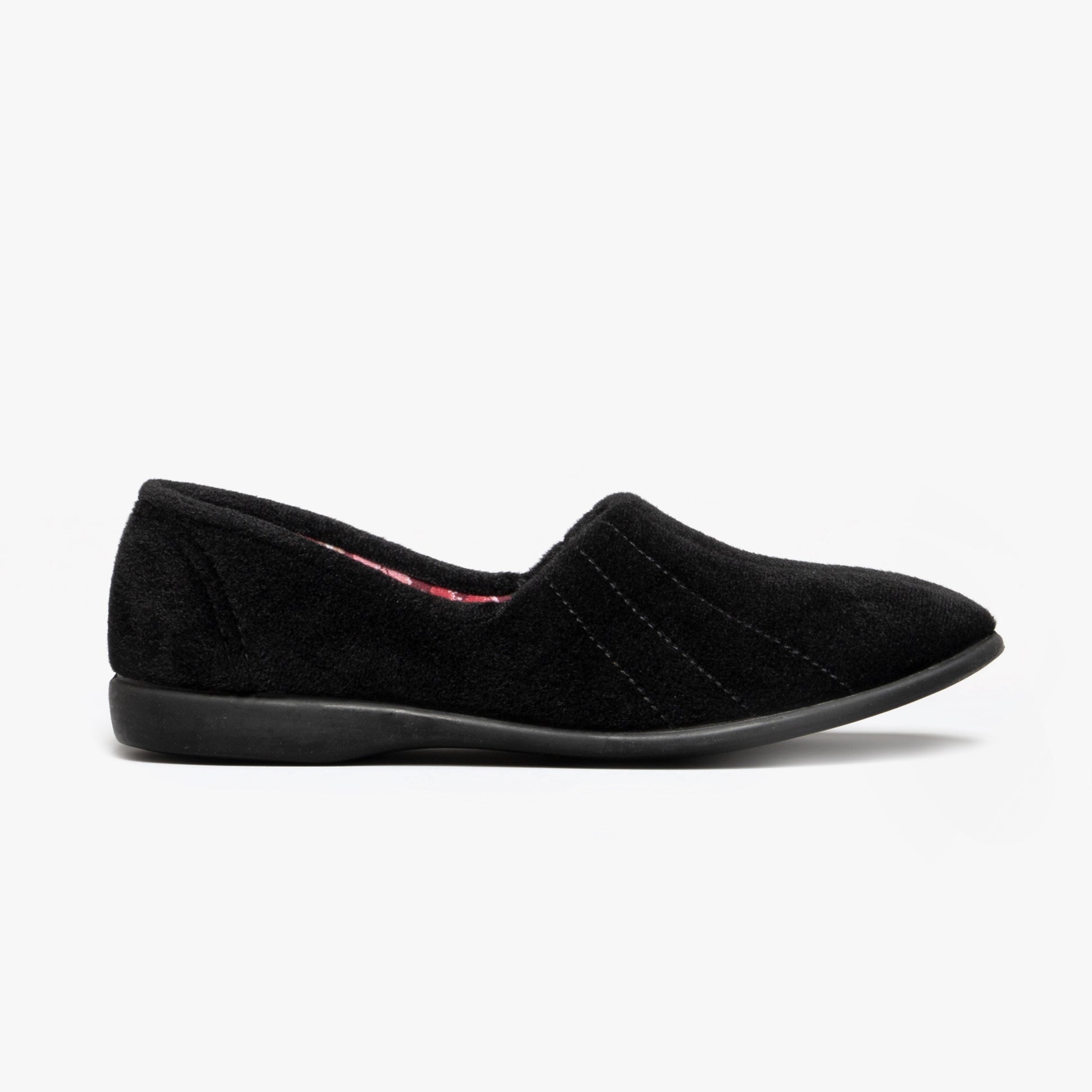 GBS AUDREY Womens Full Slipper Black