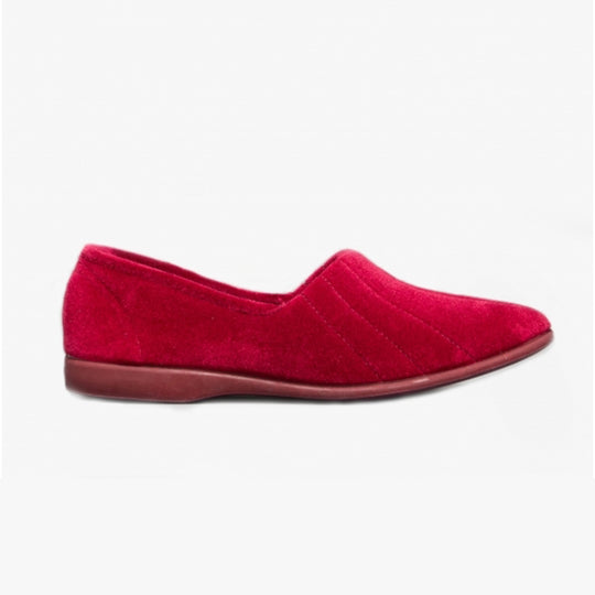 GBS AUDREY Slip On Womens Slippers Red