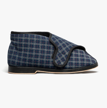 GBS KESWICK Mens Boot Slippers Navy