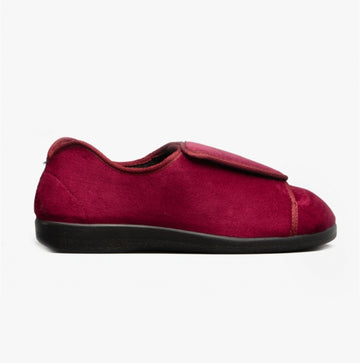 GBS Med WALTON Unisex Slippers Burgundy
