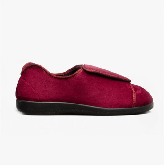 GBS Med WALTON Unisex Slippers Burgundy
