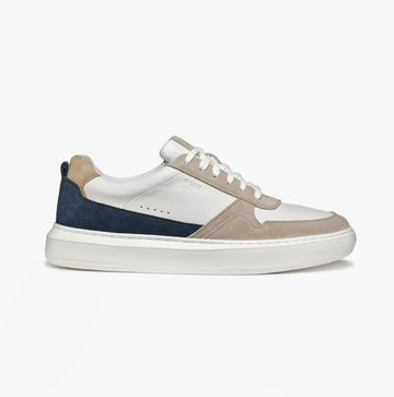 GEOX U DEIVEN Mens Trainers Sand/White