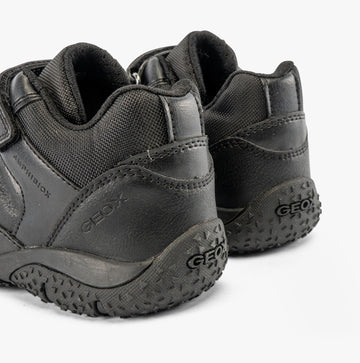 GEOX BALTIC B Boys Touch Fasten School Shoes Black