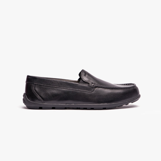 GEOX J NEW FAST BOY Boys School Shoes Black