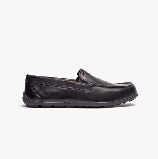 GEOX J NEW FAST BOY Boys School Shoes Black