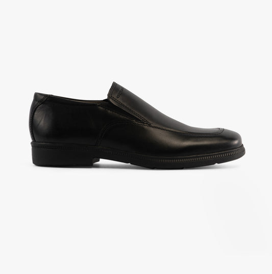 GEOX FEDERICO D Boys Leather School Shoes Black