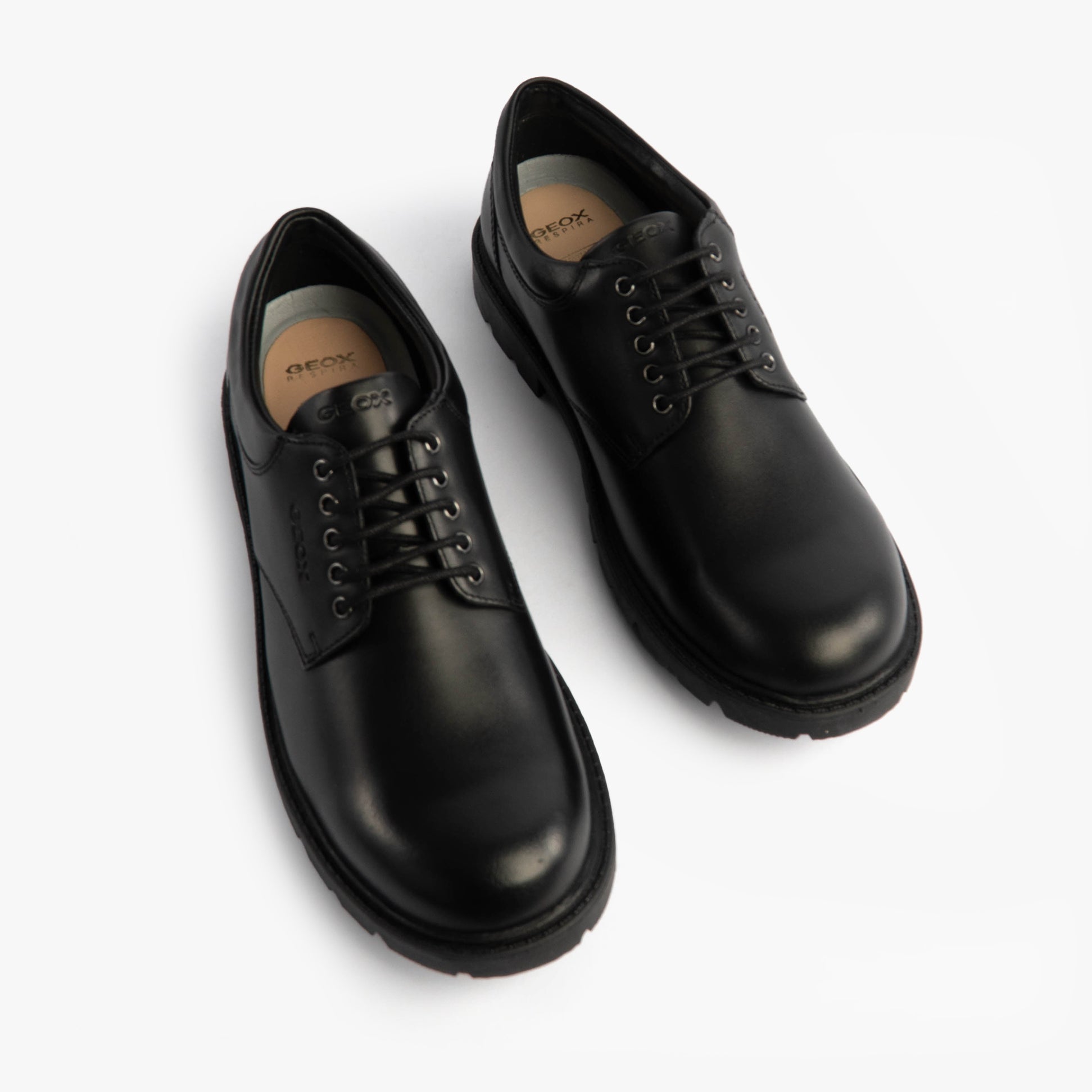 GEOX GEOX SHAYLAX Boys School Shoes Black