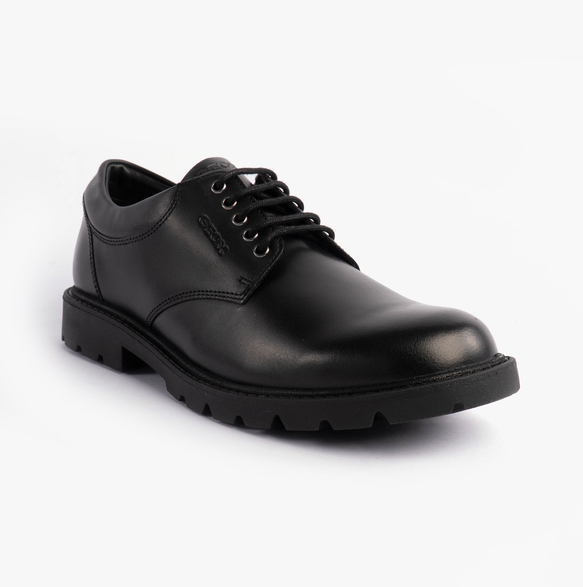 GEOX GEOX SHAYLAX Boys School Shoes Black