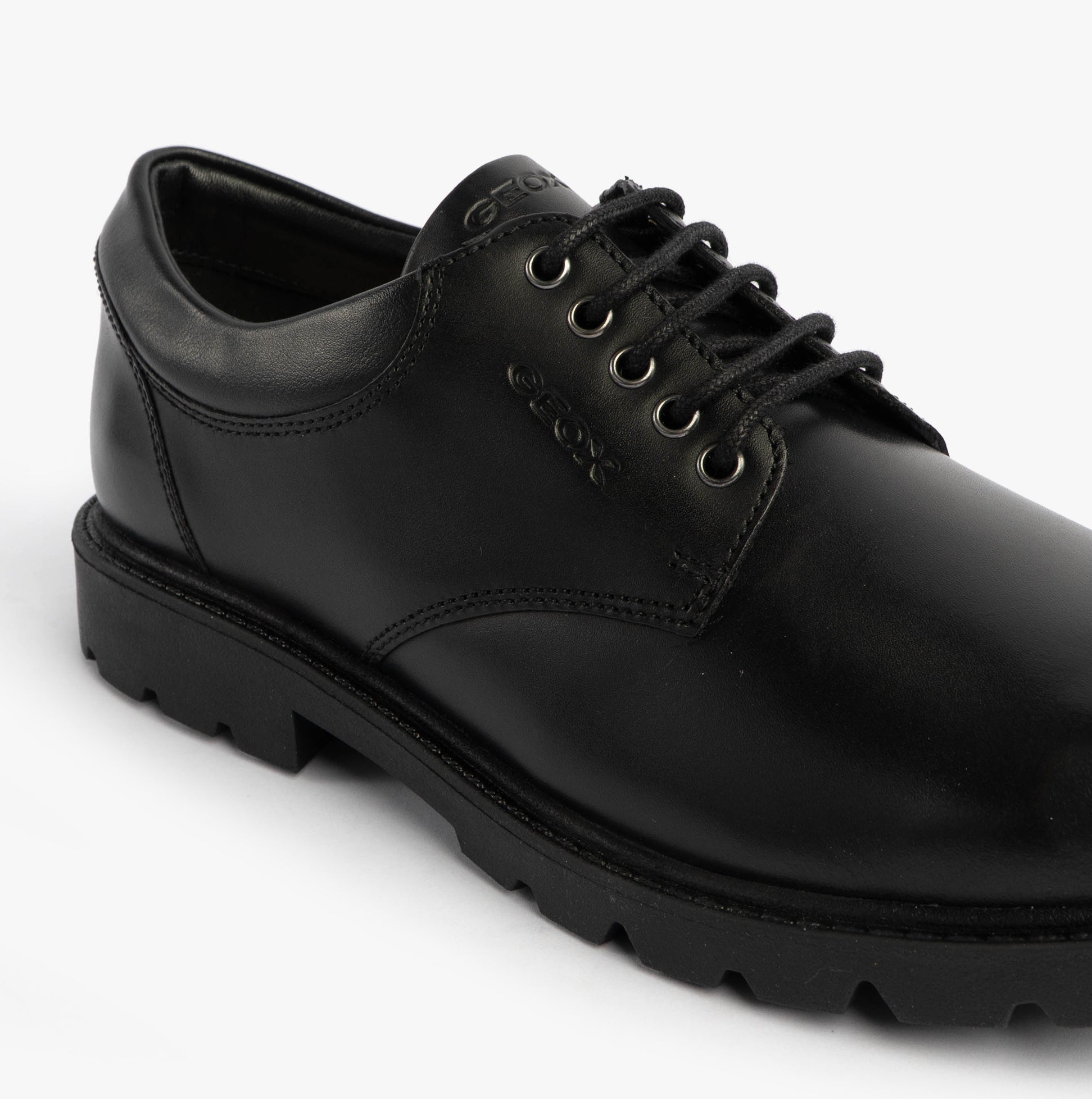 GEOX GEOX SHAYLAX Boys School Shoes Black