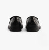 GEOX JR AGATA Girls Moccasin Tassel School Shoes Black