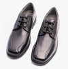 GEOX FEDERICO H Boys Leather School Shoes Black