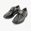 GEOX JR FEDERICO Boys Touch Fasten School Shoes Black