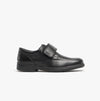 GEOX JR FEDERICO Boys Touch Fasten School Shoes Black