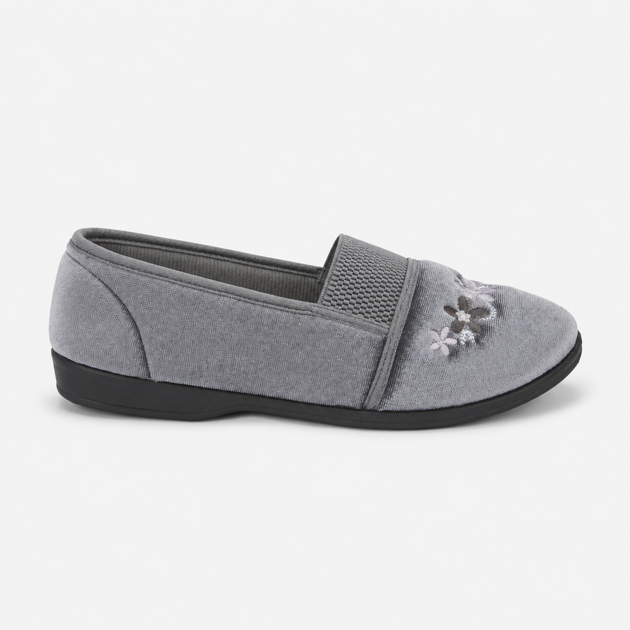 Jo & Joe MARGOT Womens Moccasin Slippers Grey