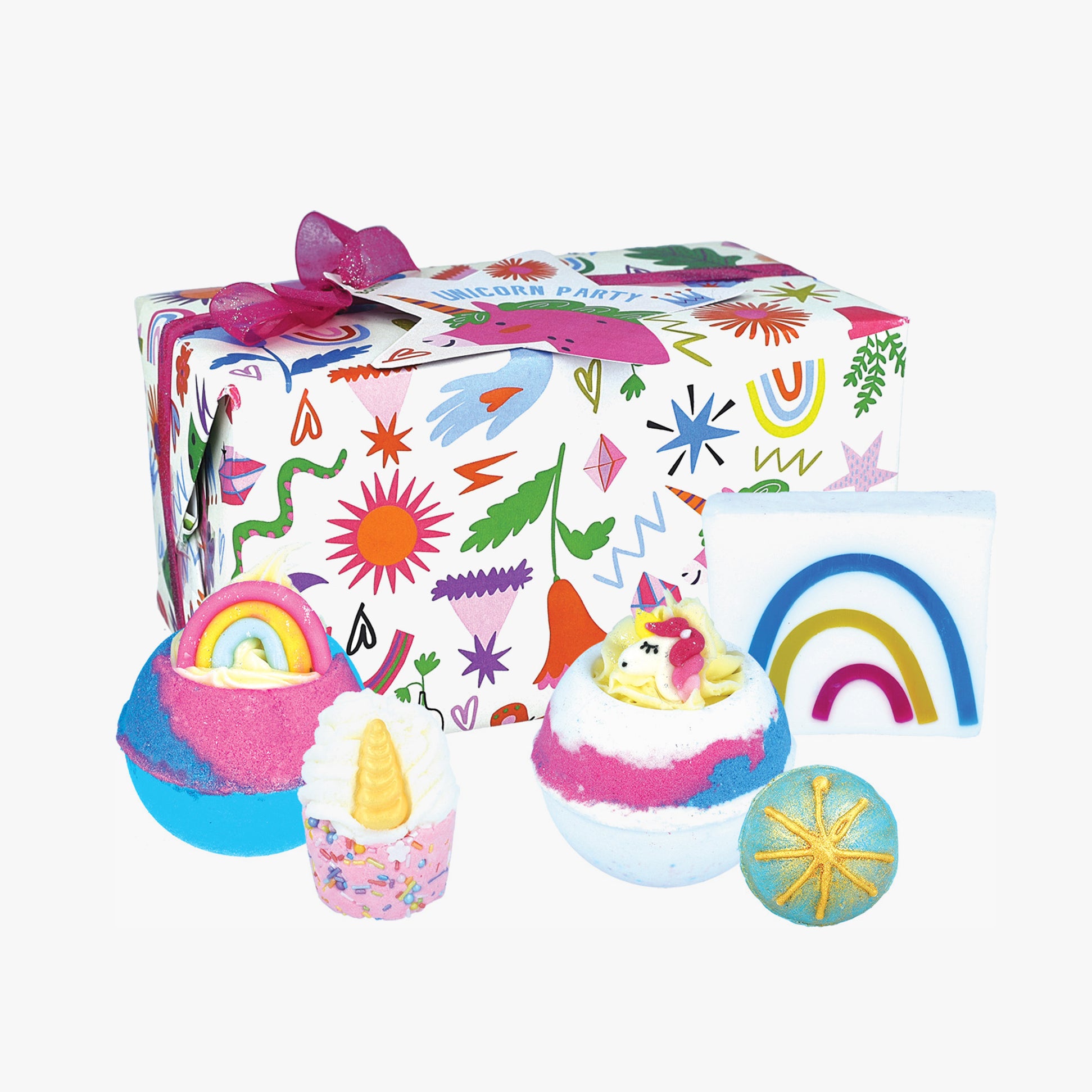 Bomb Cosmetics Unicorn Party Bath Bombs n/a