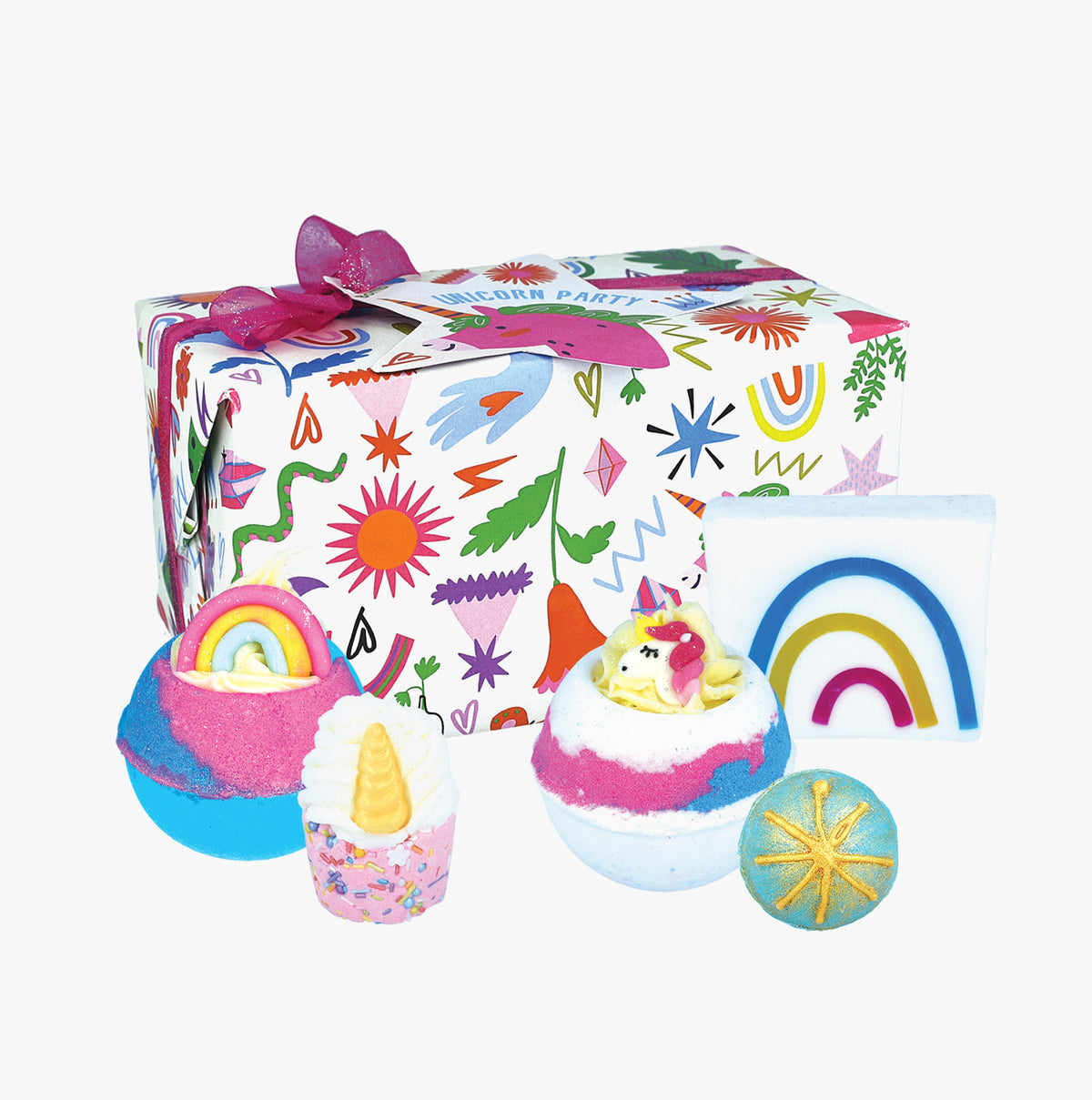 Bomb Cosmetics Unicorn Party Bath Bombs n/a