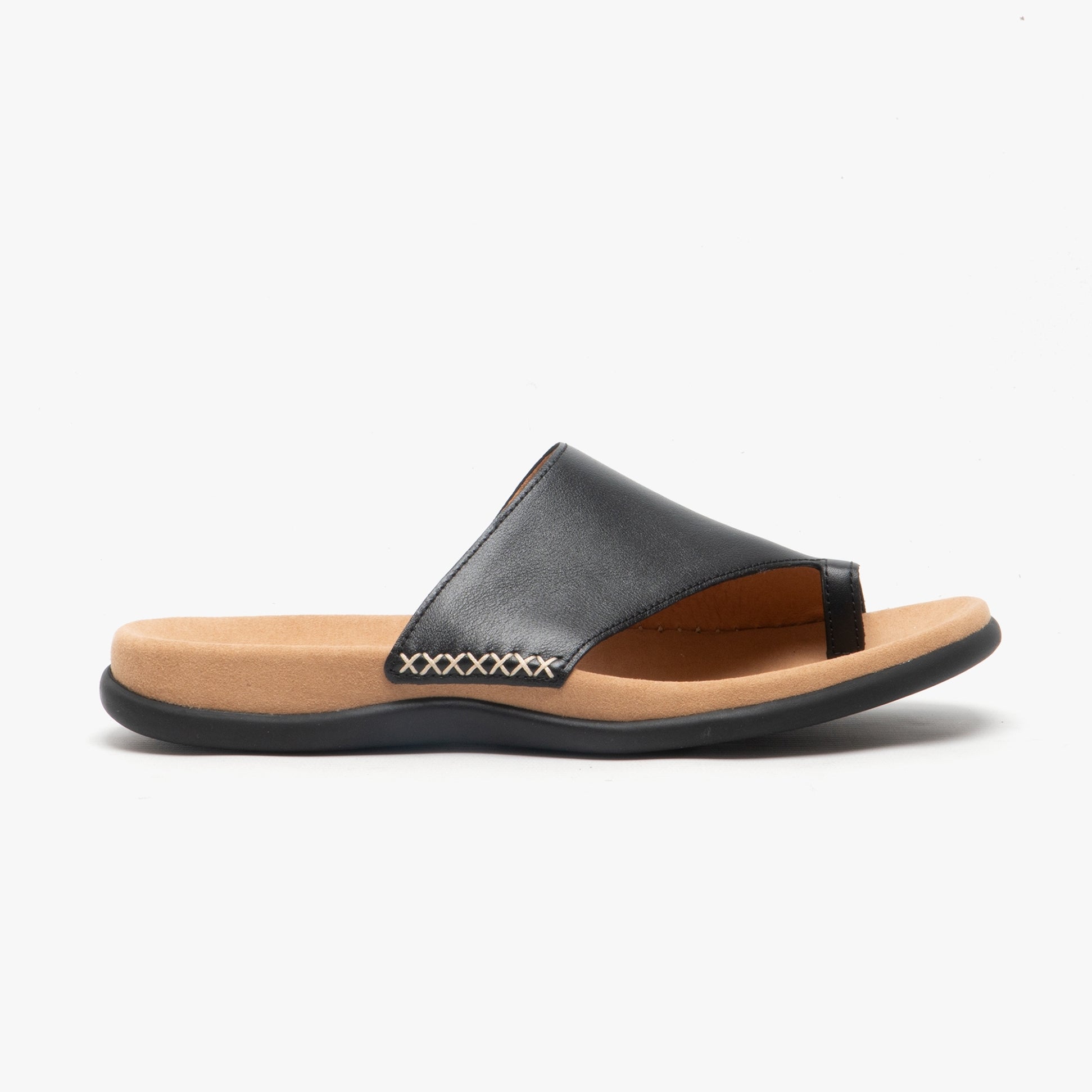 Gabor LANZAROTE Womens Leather Mule Sandals Black