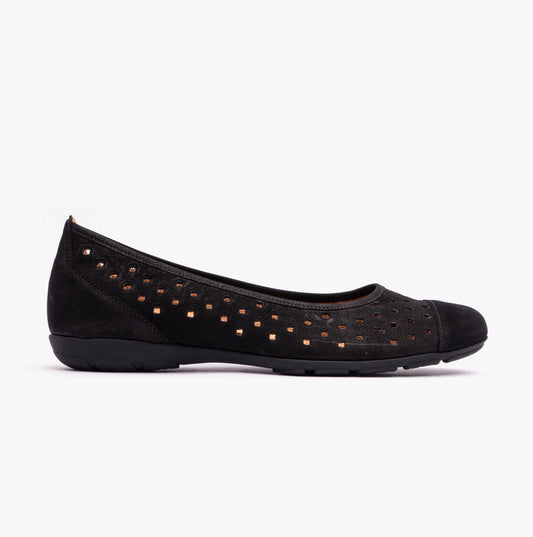 Gabor RUFFLE Womens Shoes Black