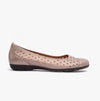 Gabor RUFFLE Womens Shoes Light Gold