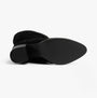 Gabor RAMONA Womens Boots Black bottom view showing rubber sole and block heel detail.