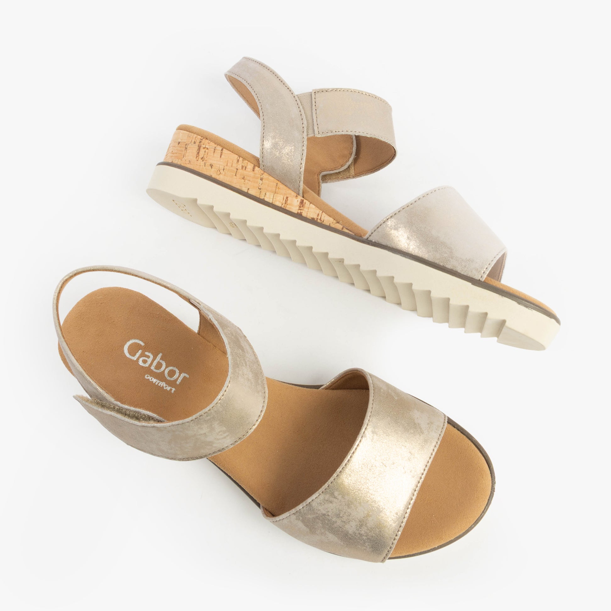 Gabor RAYNOR Womens Sandals Mushroom