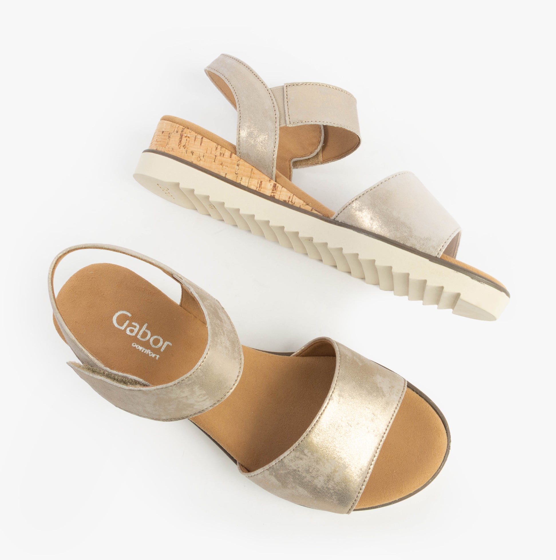 Gabor RAYNOR Womens Sandals Mushroom