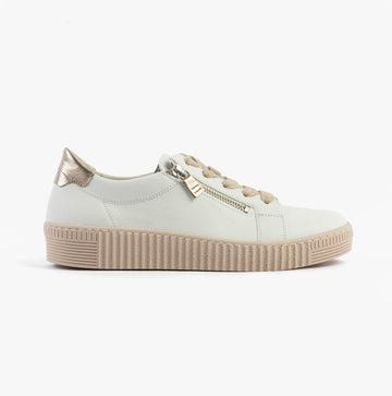 Gabor WISDOM Womens Trainers White Pink