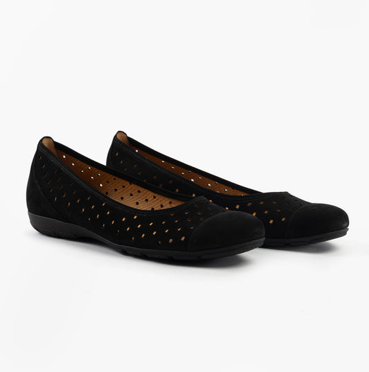 Gabor RUFFLE Womens Shoes Black