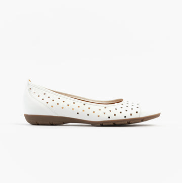 Gabor RUFFLE Womens Shoes White